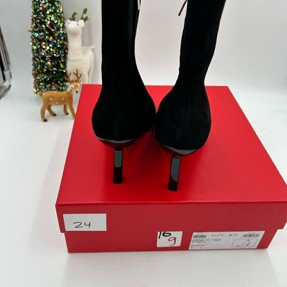 Women’s Salvatore Ferragamo, Janna suede ankle boots size 9 made in  Italy - Picture 6 of 11